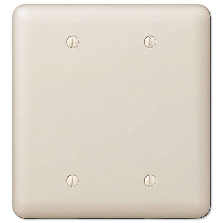 Devon Light Almond 2 Blank - Wallplatesonline.com