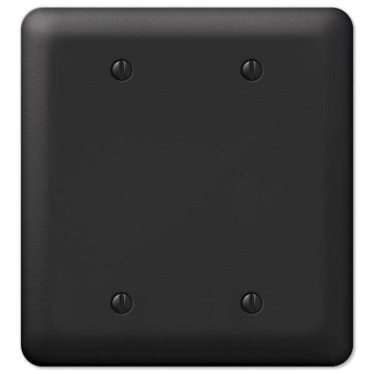 Devon Black 2 Blank - Wallplatesonline.com