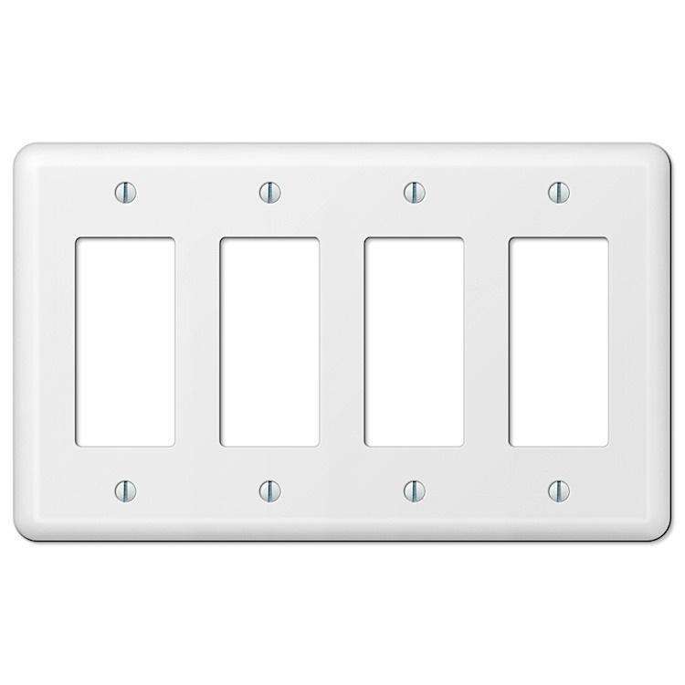 Devon White 4 Rocker (GFI) - Wallplatesonline.com