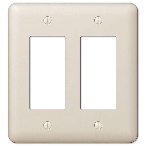 Devon Light Almond 2 Rocker (GFI) - Wallplatesonline.com
