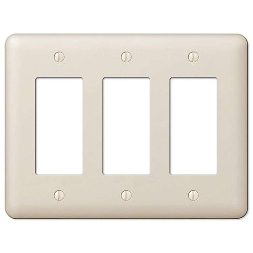 Devon Light Almond 3 Rocker (GFI) - Wallplatesonline.com