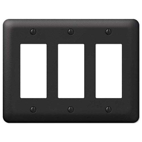 Devon Black 3 Rocker (GFI) - Wallplatesonline.com