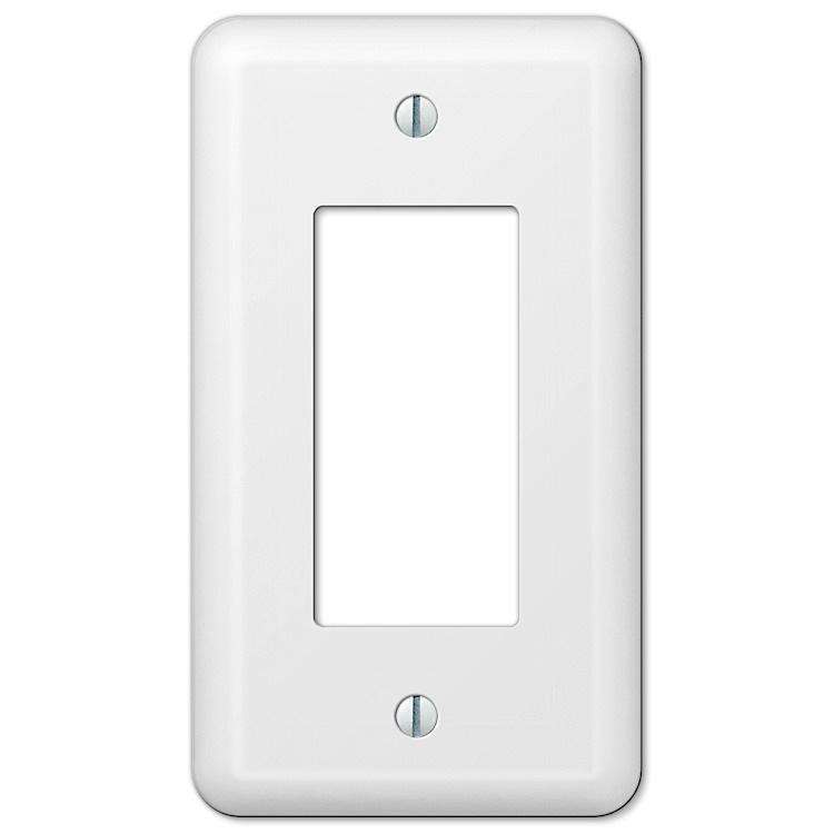 Devon White 1 Rocker (GFI) - Wallplatesonline.com