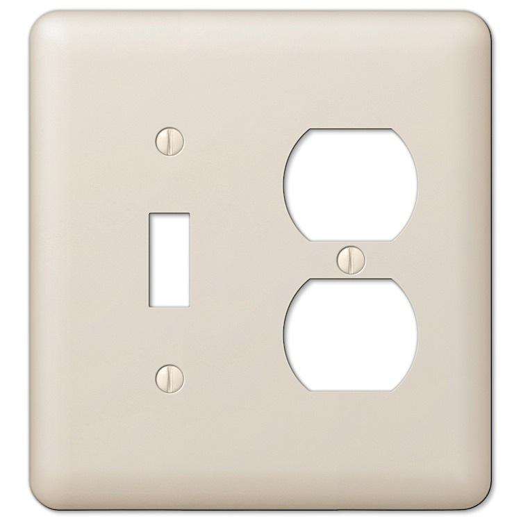 Devon Light Almond Toggle / Duplex Outlet