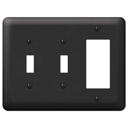 Devon Black 2 Toggle / 1 Rocker (GFI) - Wallplatesonline.com