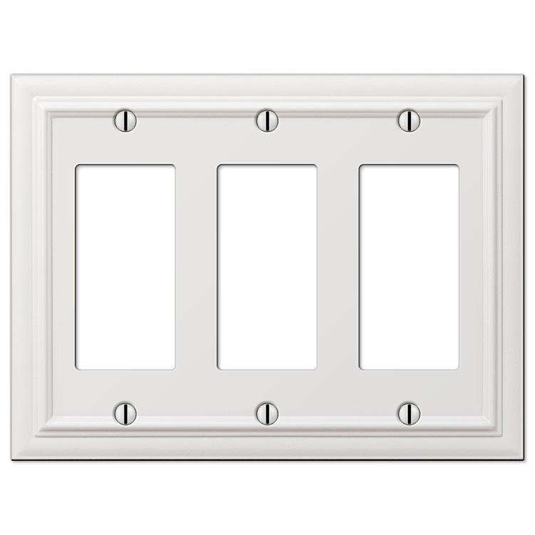 Continental White 3 Rocker (GFI) - Wallplatesonline.com