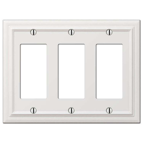 Continental White 3 Rocker (GFI) - Wallplatesonline.com
