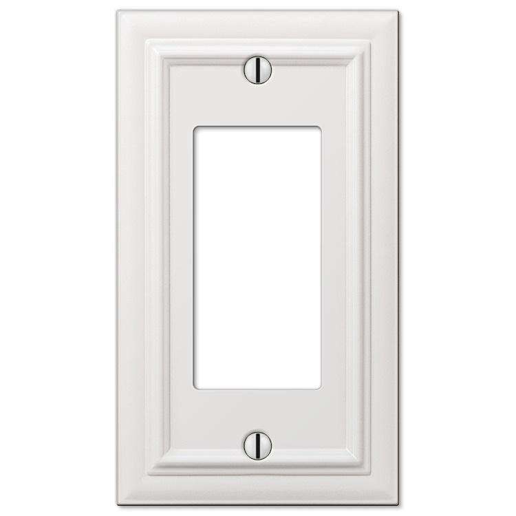 Continental White 1 Rocker (GFI) - Wallplatesonline.com