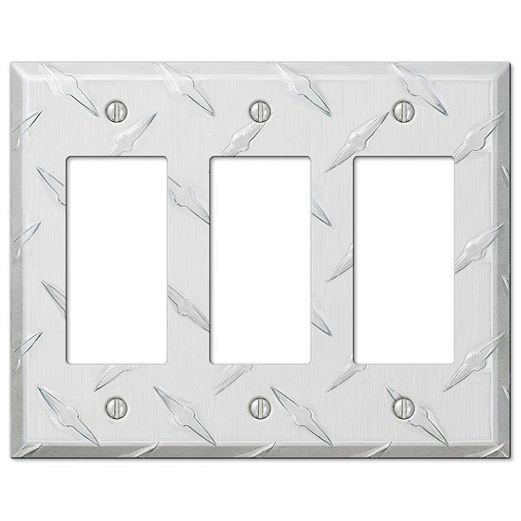 Garage Plate Aluminum 3 Rocker (GFI)