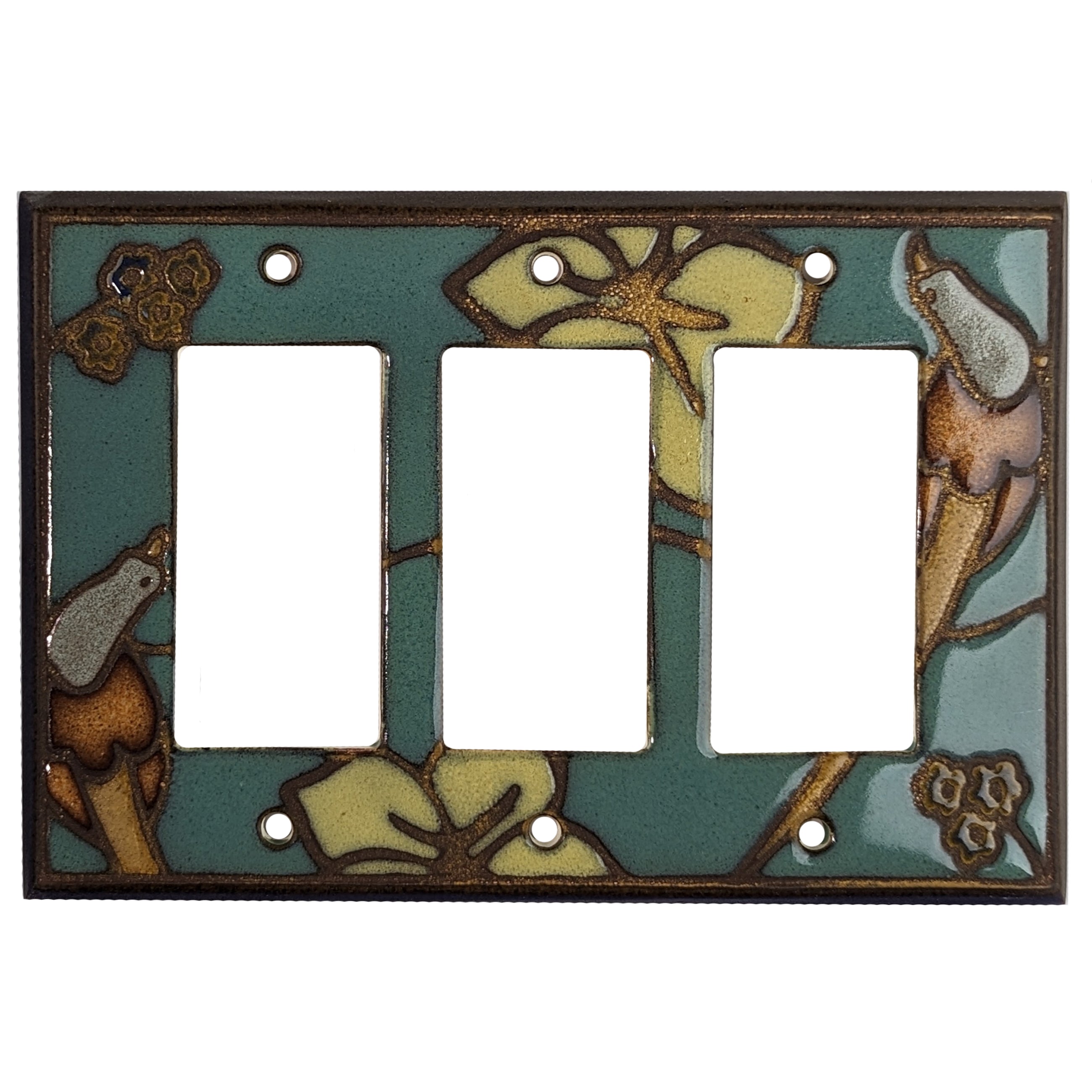 AG140 Cover Plates 3 Rocker Wallplate