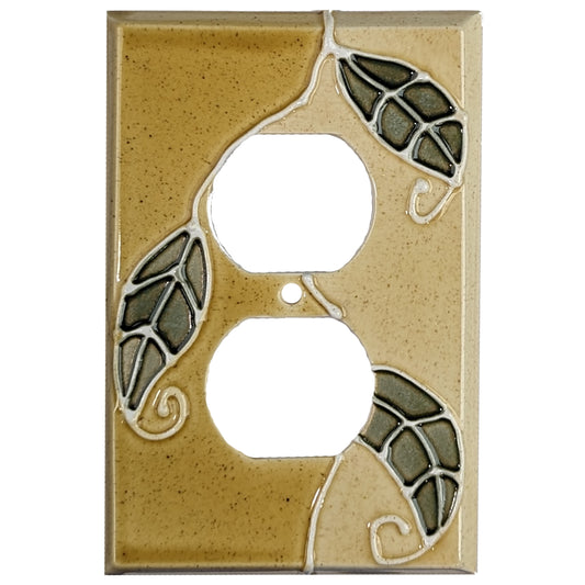 Spring Leaves Cover Plates Duplex Outlet Wallplate