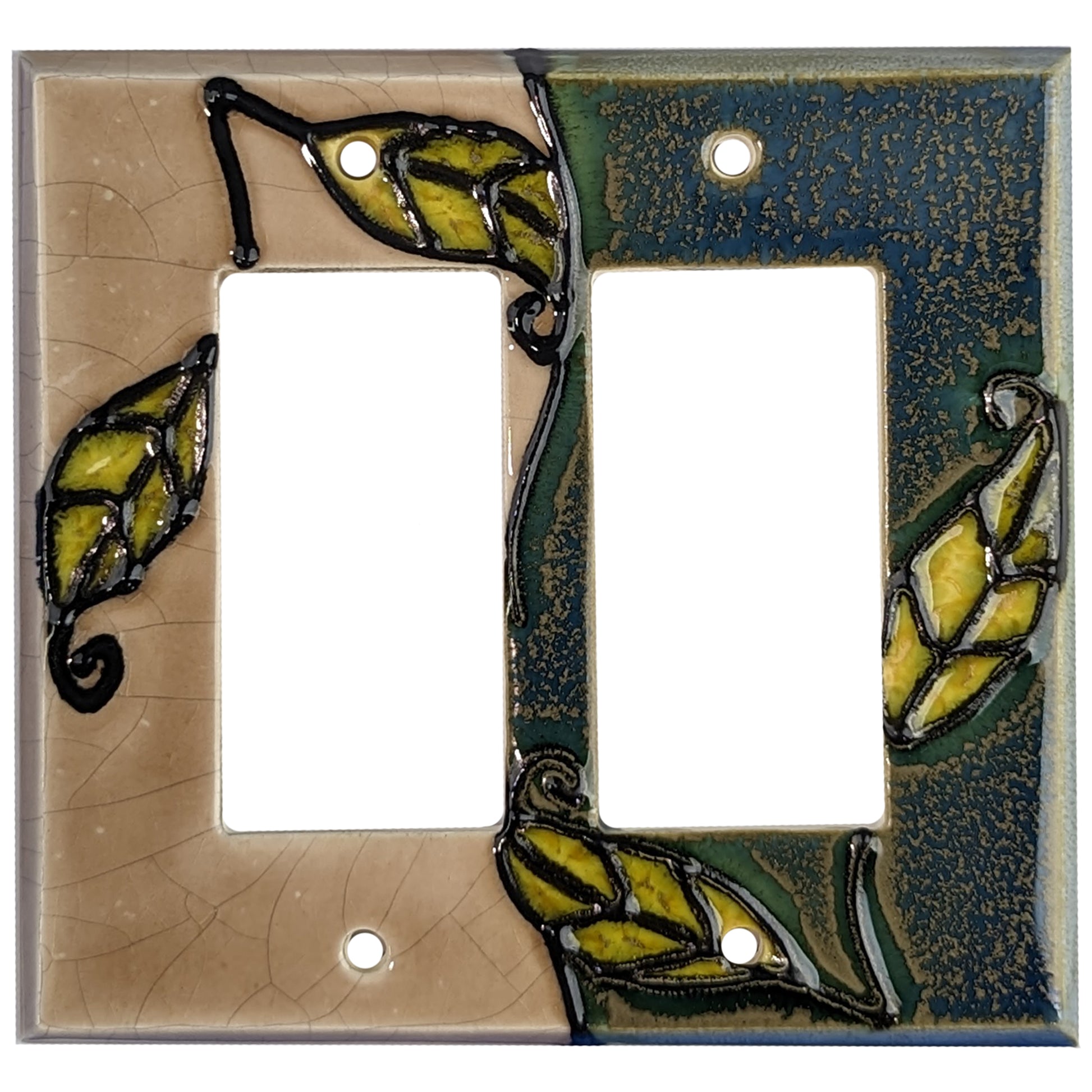 AG145 Cover Plates 2 Rocker Wallplate