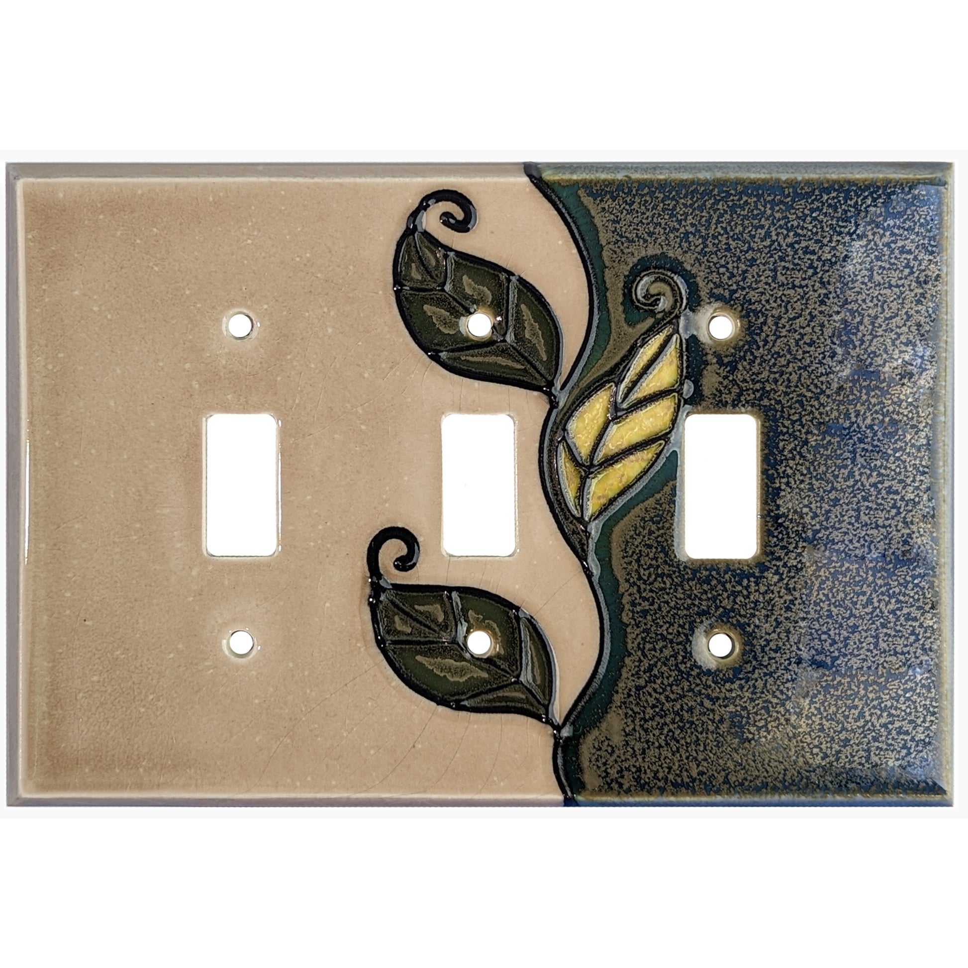 AG145 Cover Plates 3 Toggle Wallplate