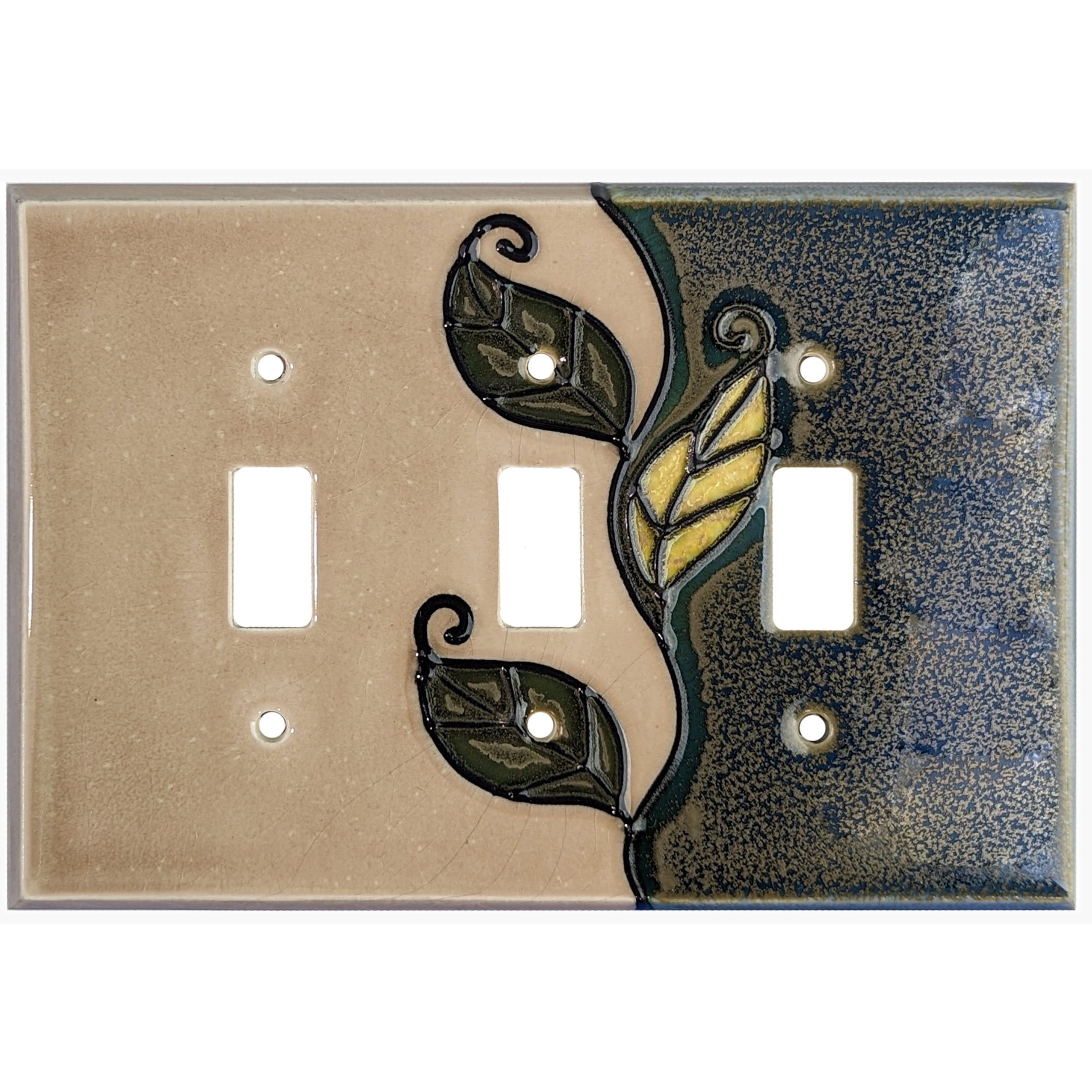 AG145 Cover Plates 3 Toggle Wallplate