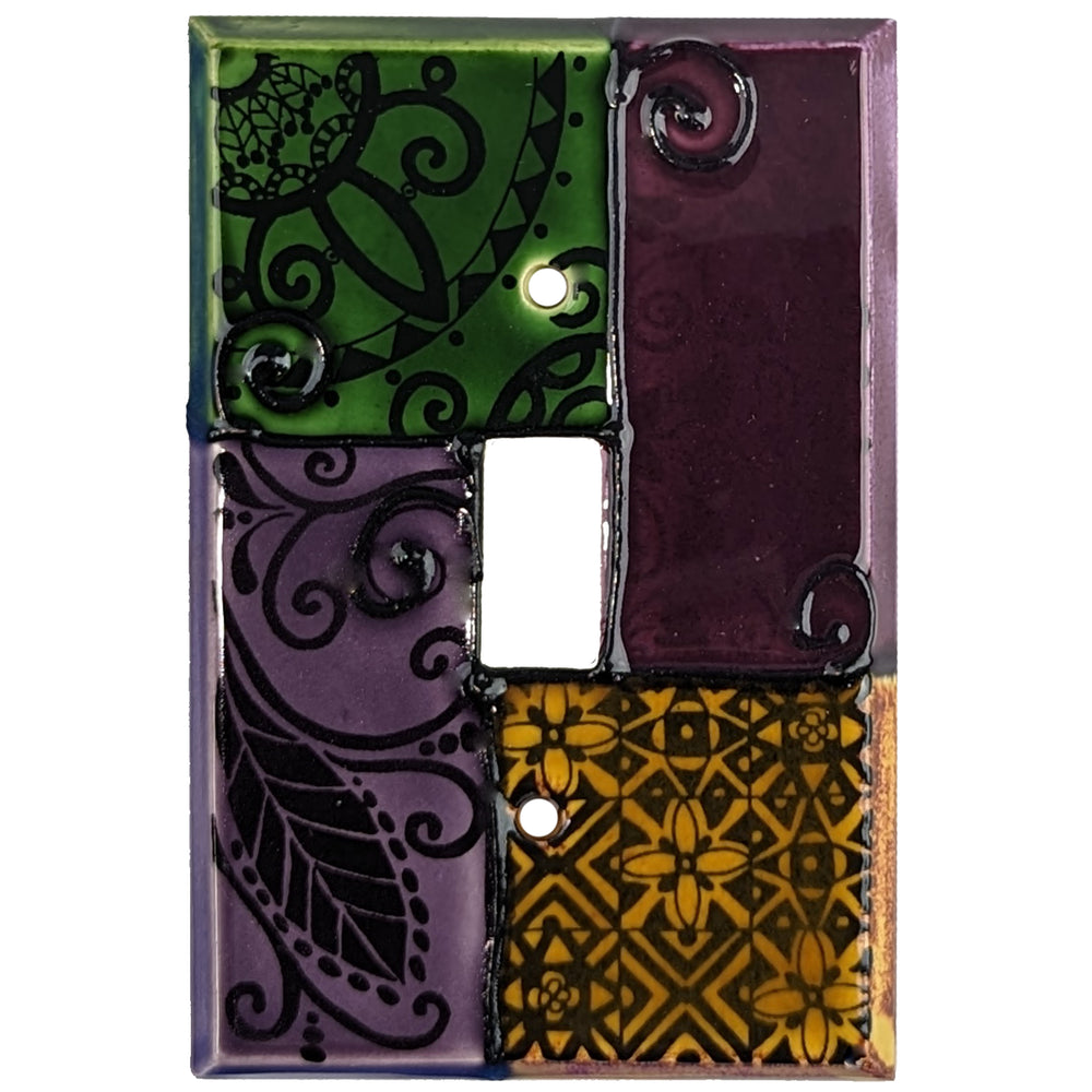 Patchwork Single Covers Plates Cover Plates