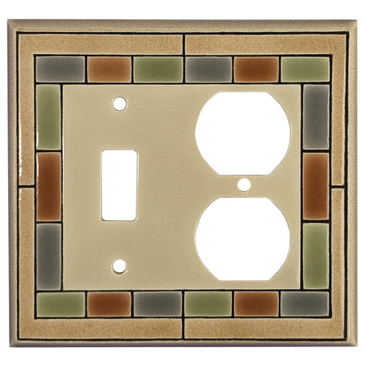 Glass Blocks Cover Plates Toggle / Duplex Wallplate