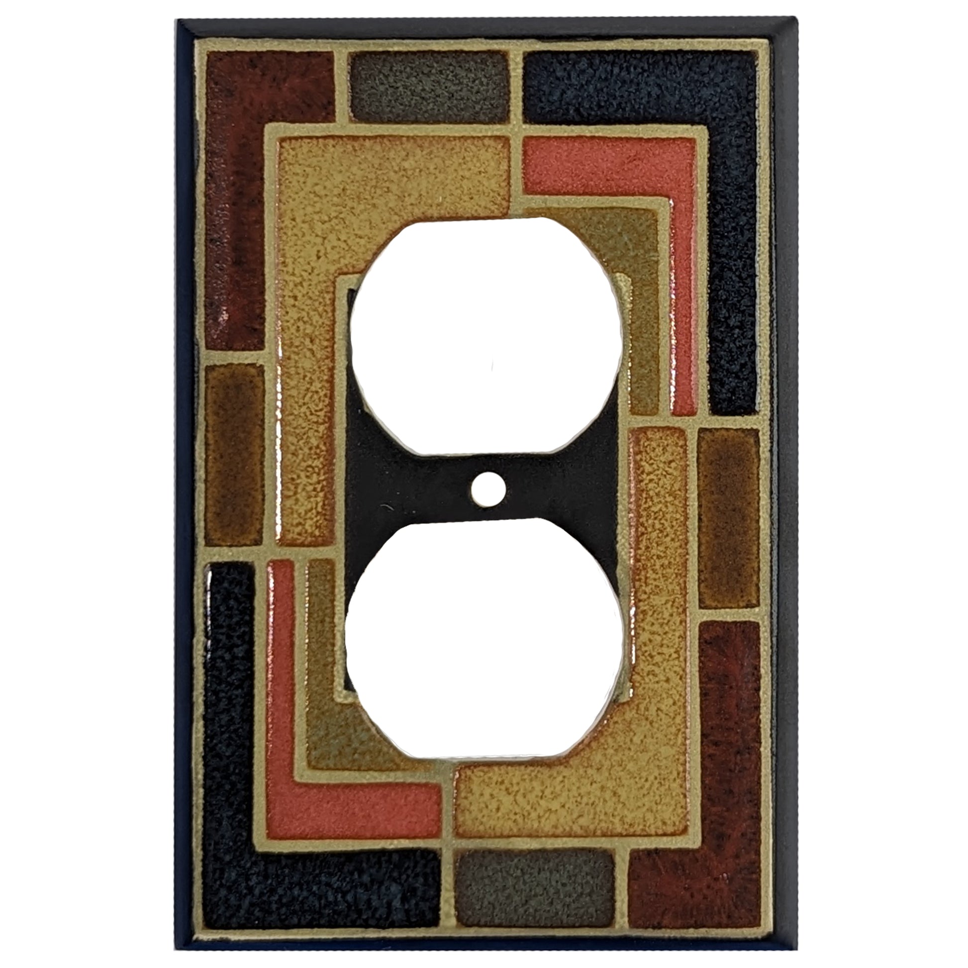 Concentric Single Covers Plates Duplex Outlet Wallplate