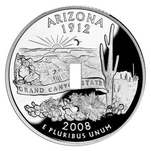 Arizona State Coin Switchplate:Wallplatesonline.com