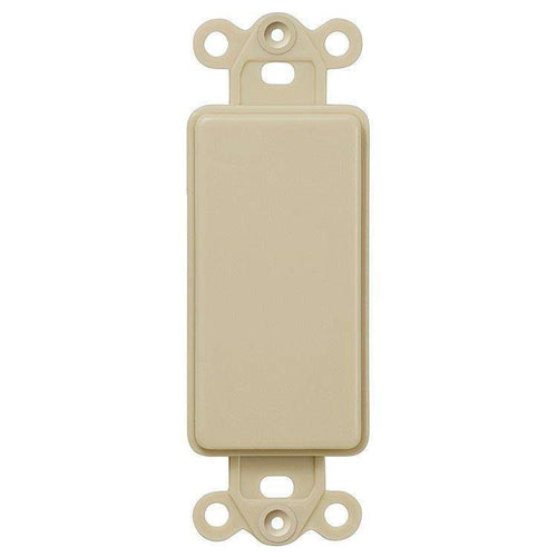 Ivory Blank Rocker Insert - Wallplatesonline.com