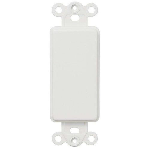 White Blank Rocker Insert:Wallplatesonline.com