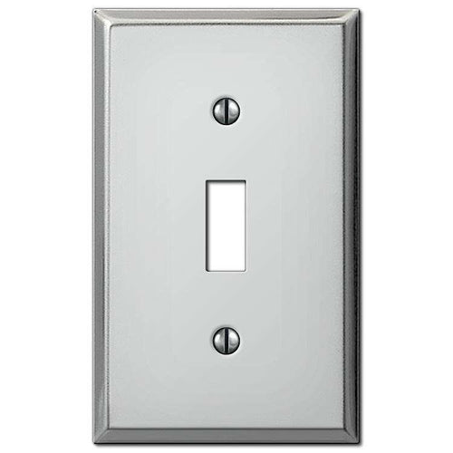 Contractor Polished Chrome Steel Cover Plates Wallplate - Wallplatesonline.com