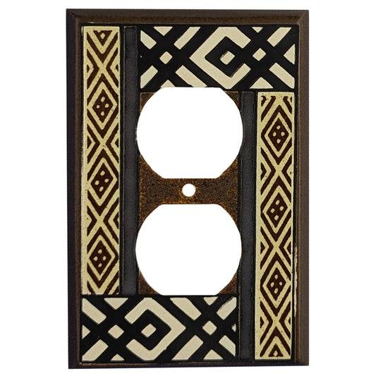 Tribal Single Covers Plates Duplex Outlet Wallplate