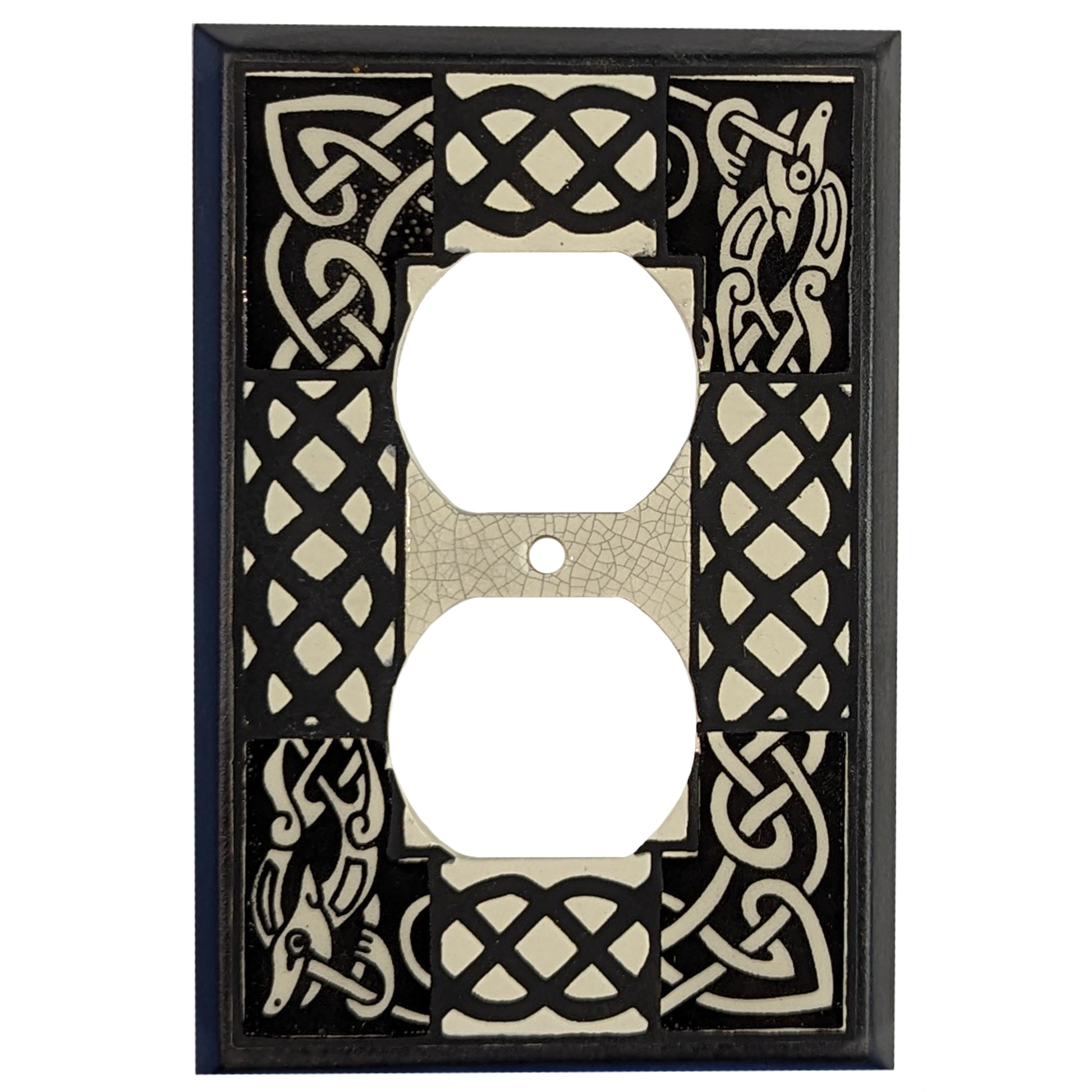 Celtic Single Covers Plates Duplex Outlet Wallplate