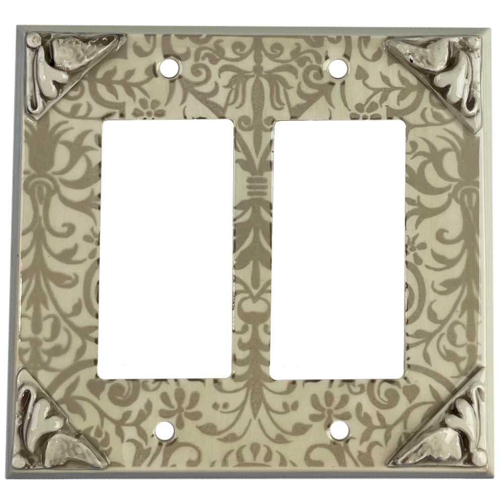 Art Tiles Cover Plates 2 Rocker Wallplate