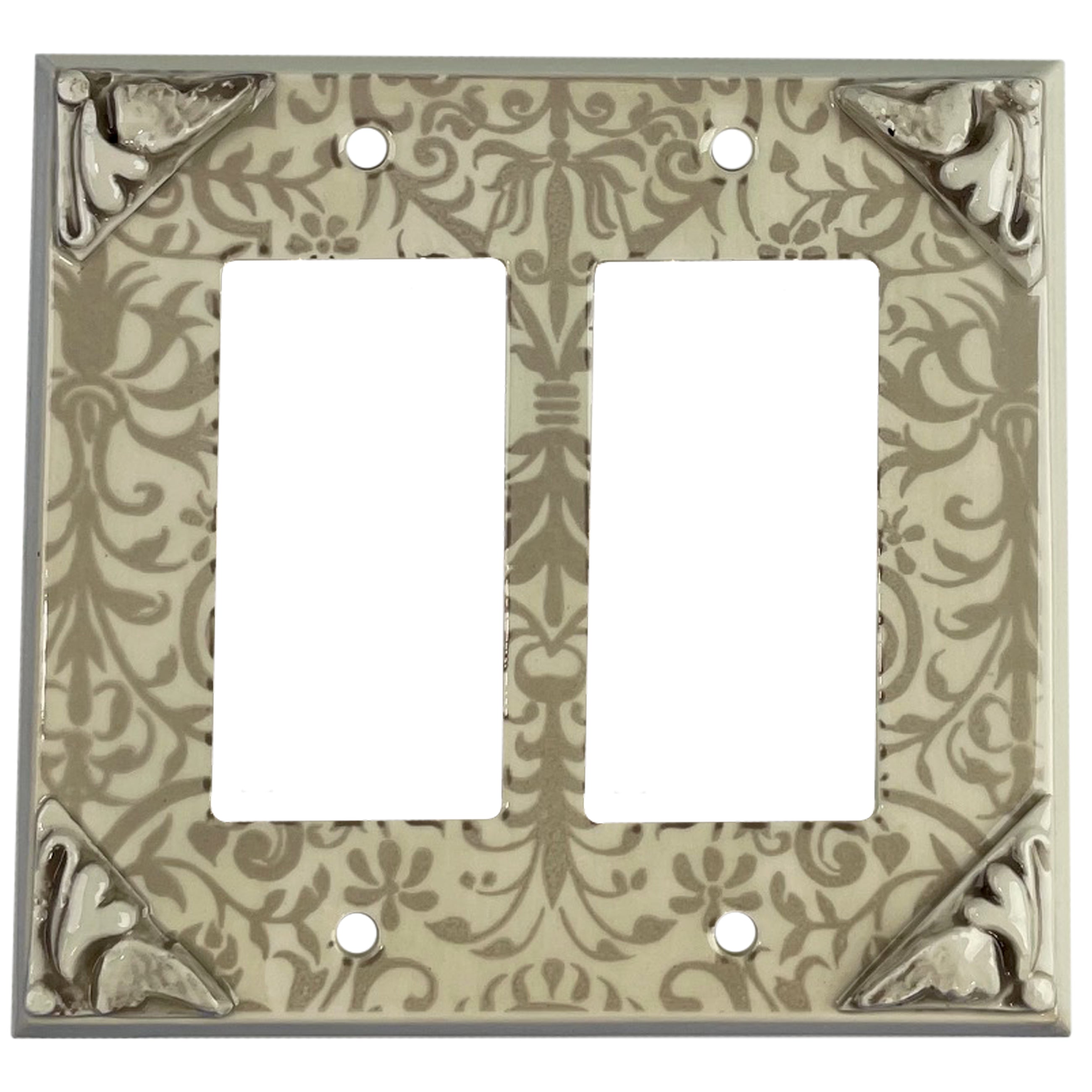 Art Tiles Cover Plates 2 Rocker Wallplate