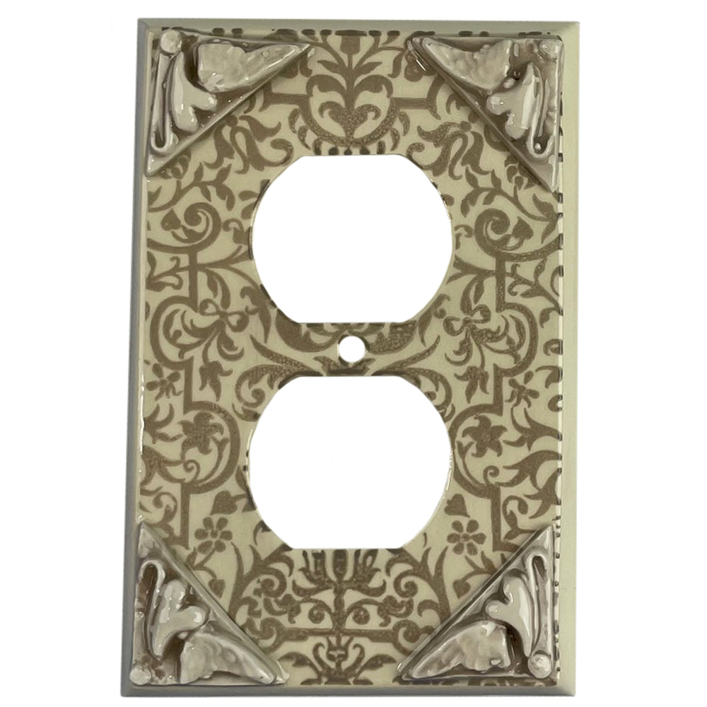 Art Tiles Cover Plates Duplex Outlet Wallplate