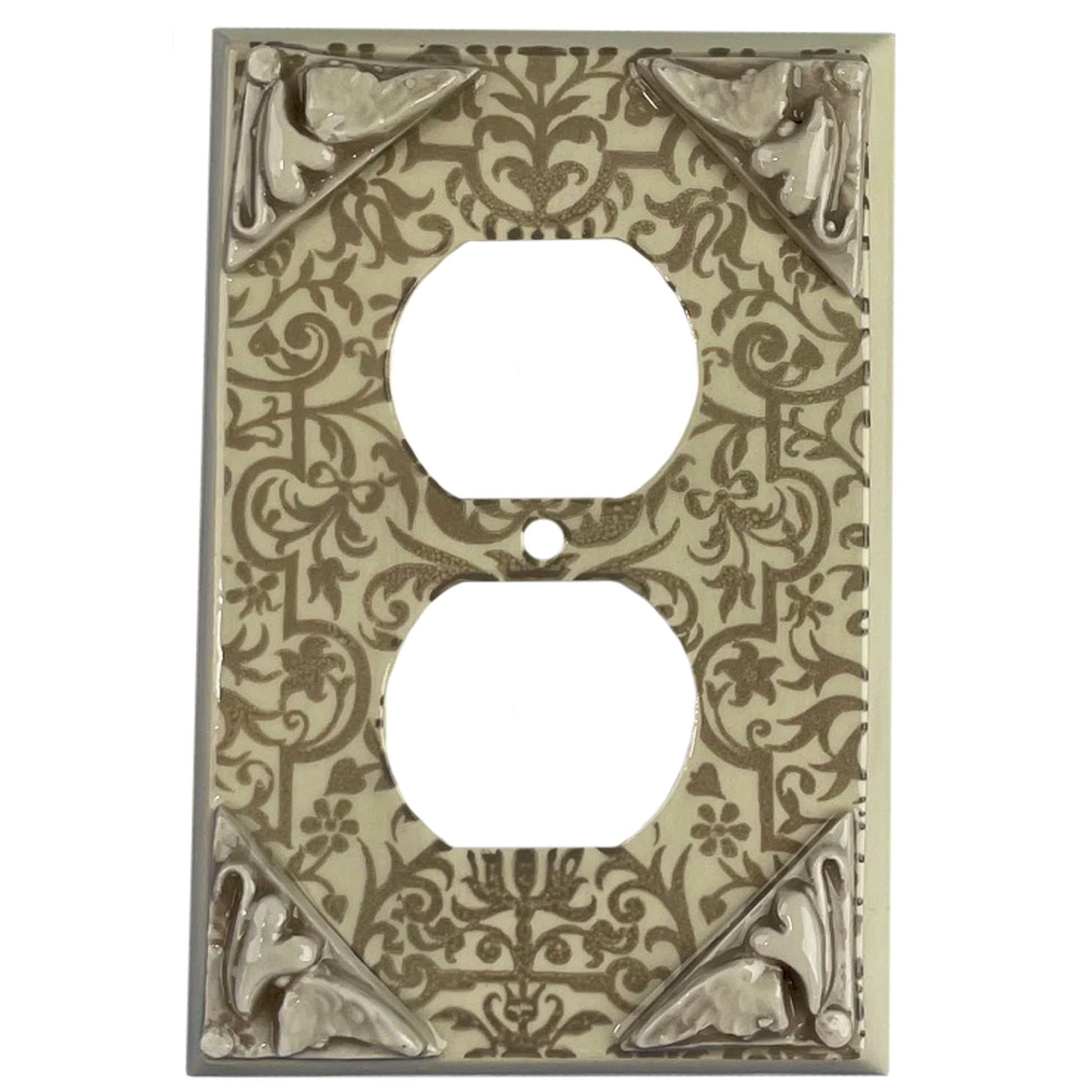 Art Tiles Cover Plates Duplex Outlet Wallplate