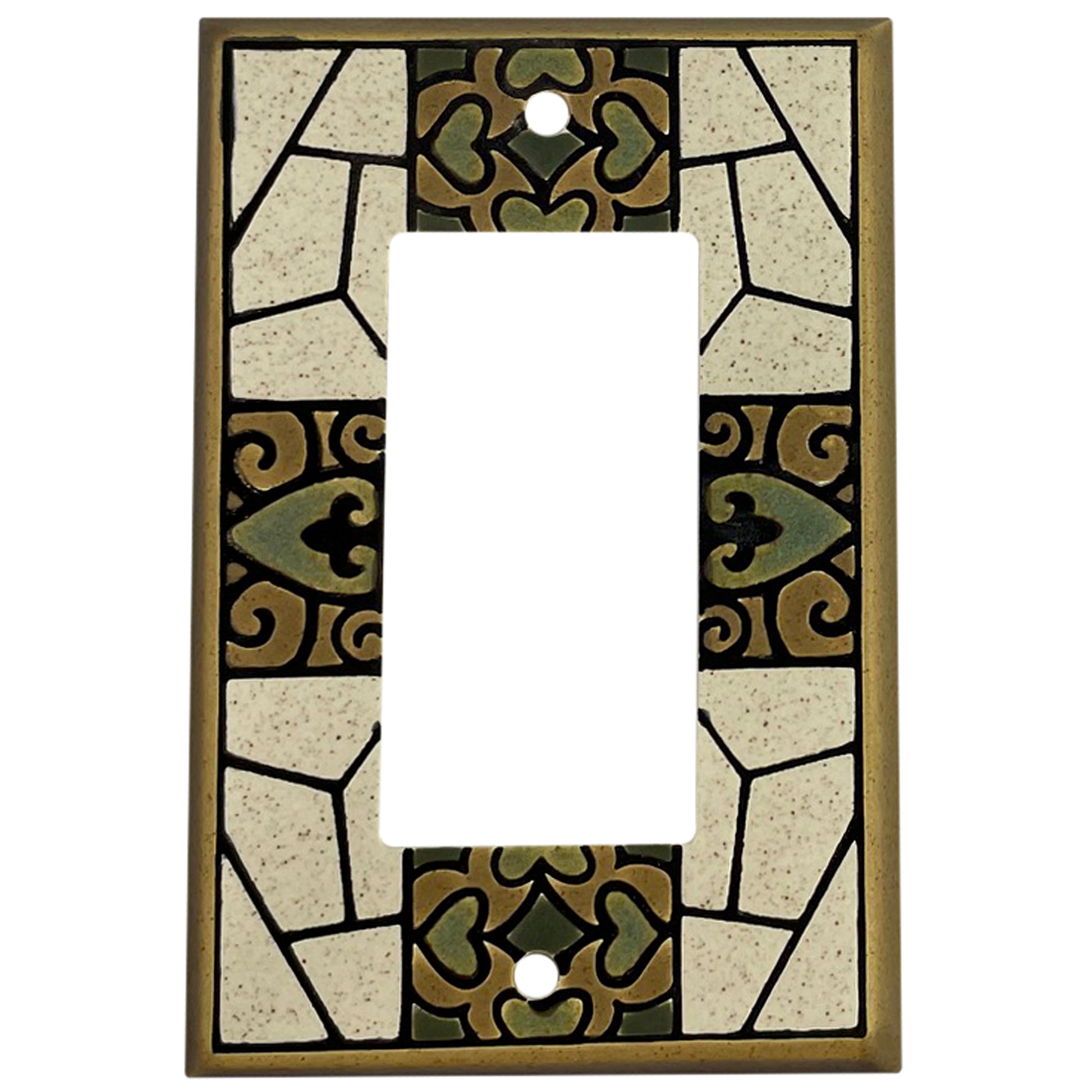 Encaustic Tile Cover Plates Rocker Wallplate