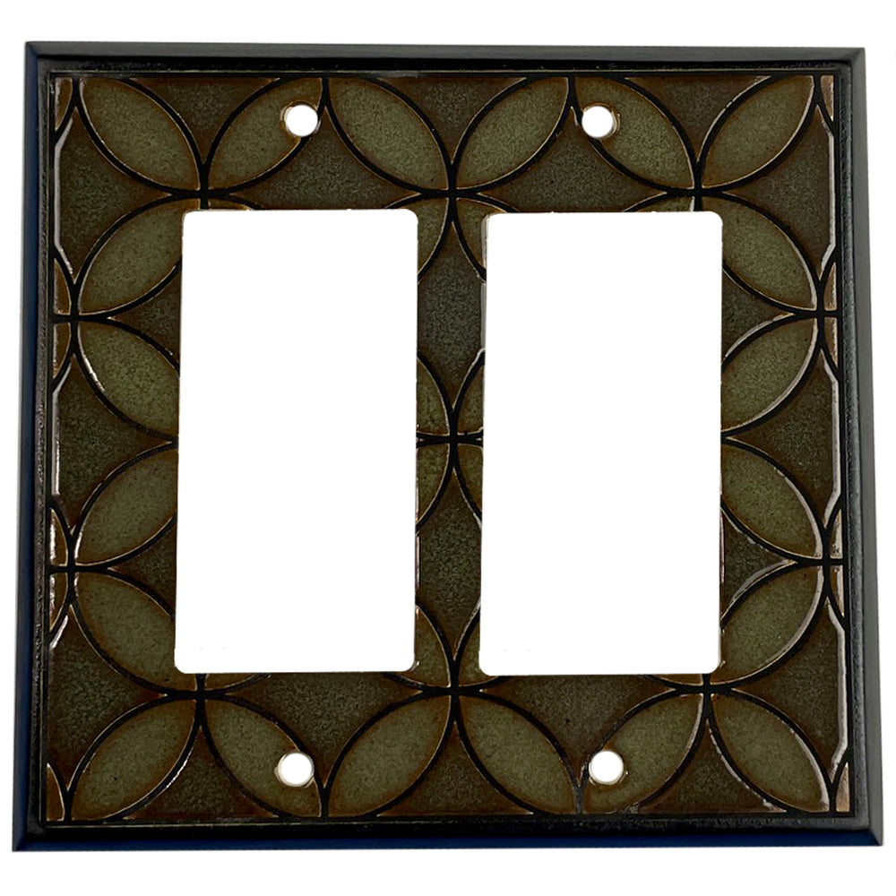 Lattice - Sage Single Covers Plates 2 Rocker Wallplate