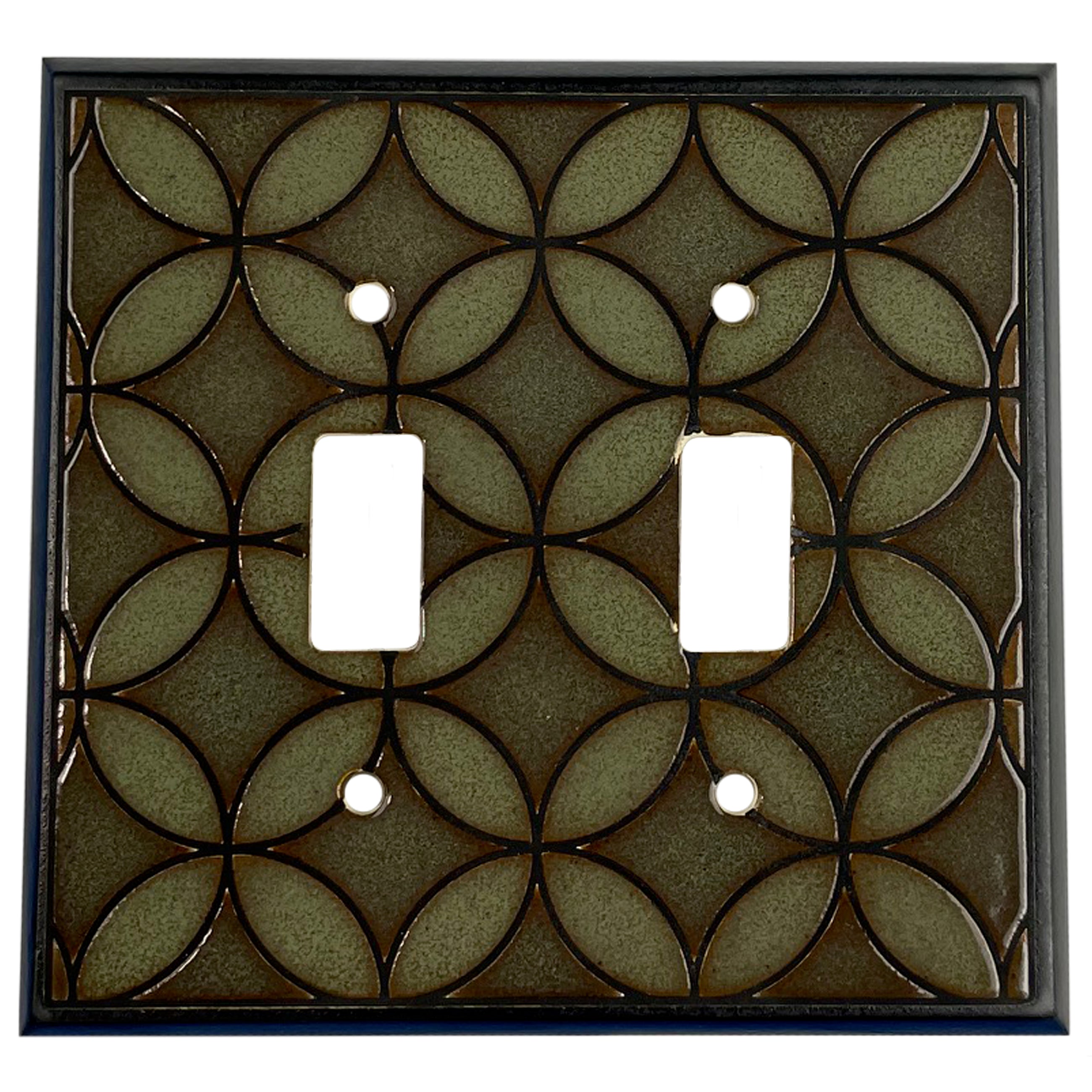 Lattice - Sage Single Covers Plates 2 Toggle Wallplate