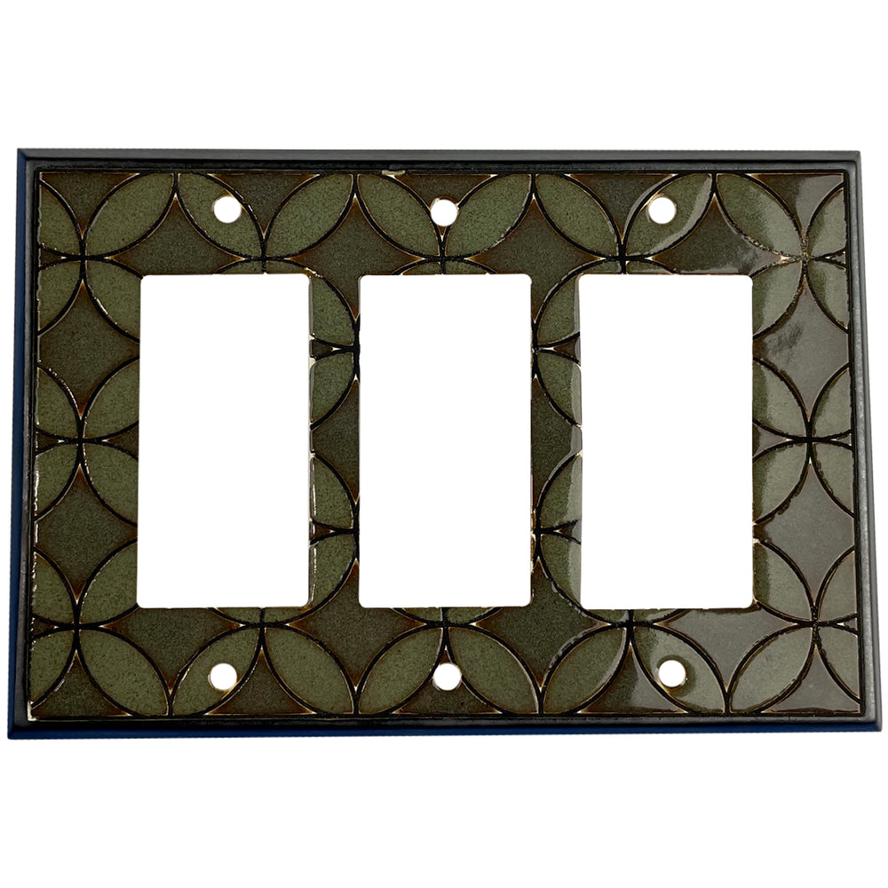 Lattice - Sage Single Covers Plates 3 Rocker Wallplate