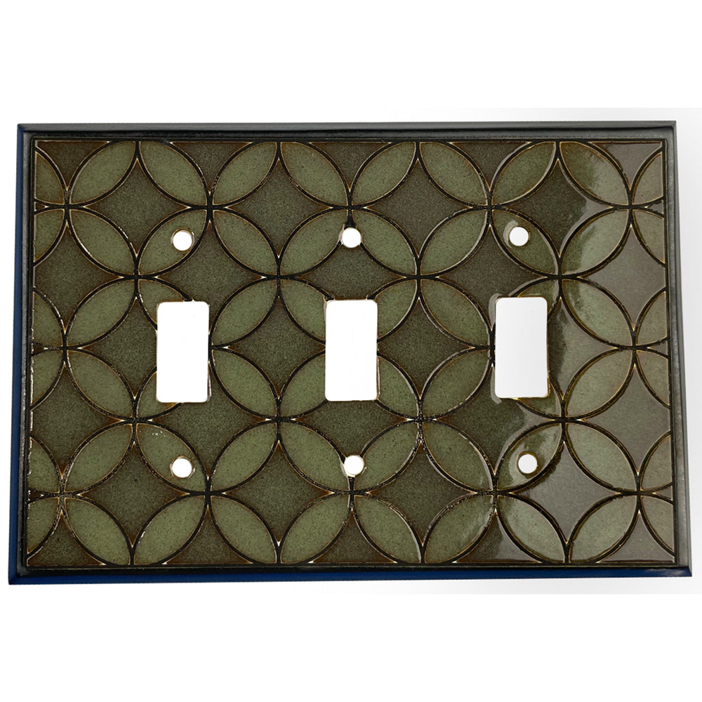 Lattice - Sage Single Covers Plates 3 Toggle Wallplate