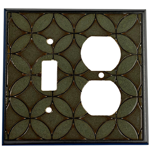 Lattice - Sage Single Covers Plates Toggle / Duplex Wallplate