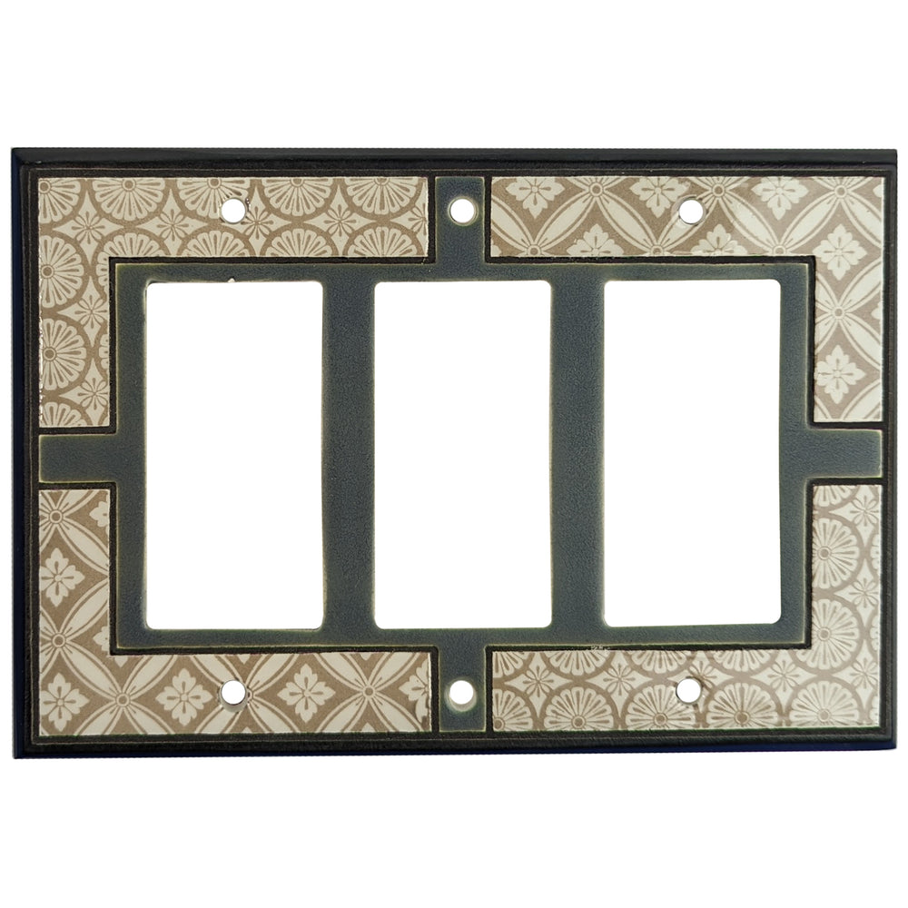 Turkish Single Covers Plates 3 Rocker Wallplate