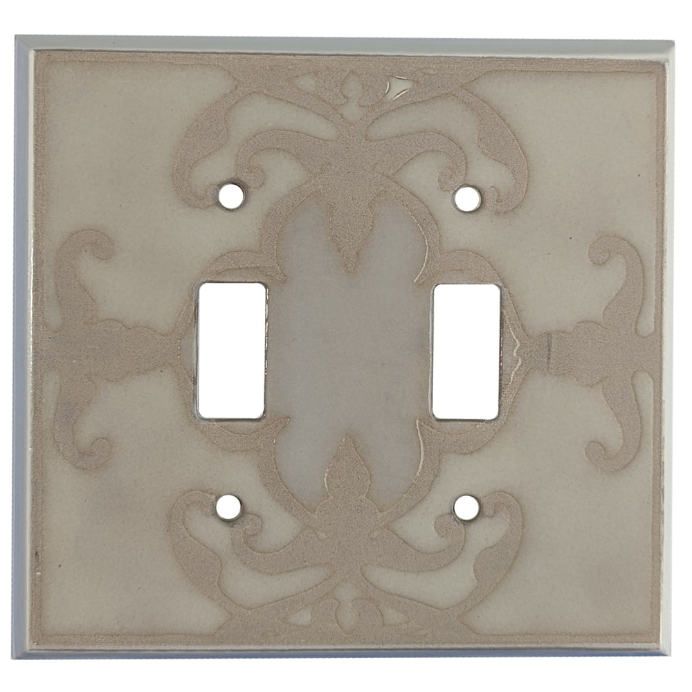 Turkish Beige Single Covers Plates 2 Toggle Wallplate