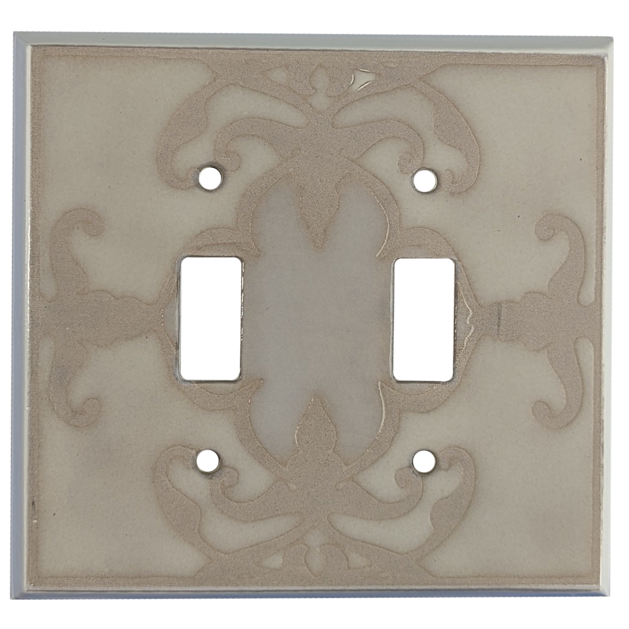 Turkish Beige Single Covers Plates 2 Toggle Wallplate