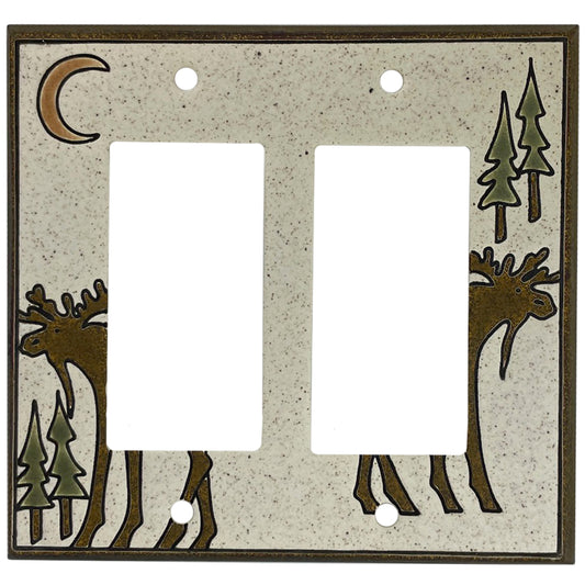 Bull Moose Single Covers Plates 2 Rocker Wallplate