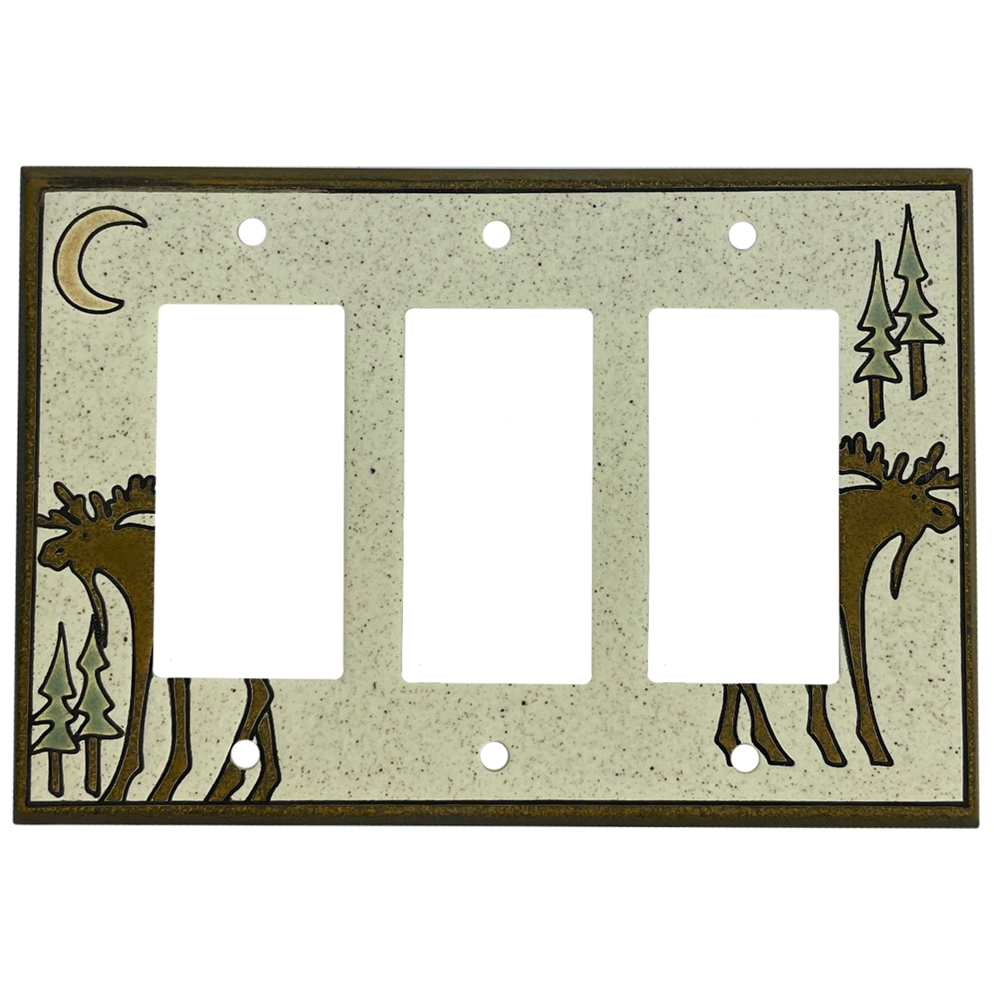 Bull Moose Single Covers Plates 3 Rocker Wallplate