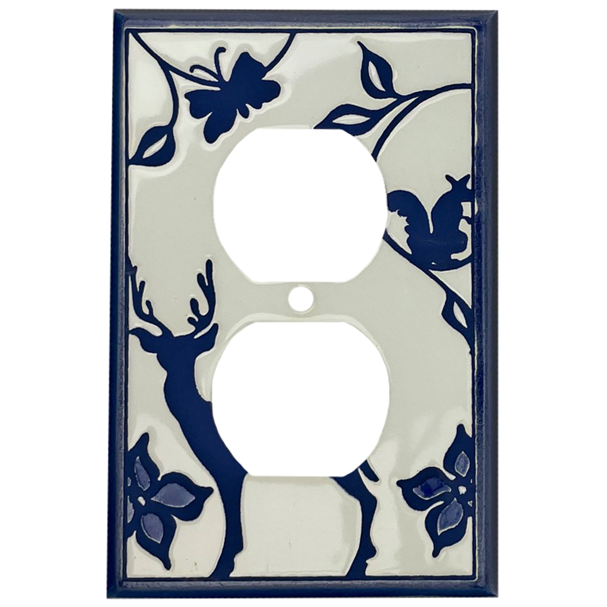 Deer - Silhoutte Cover Plates Duplex Outlet Wallplate