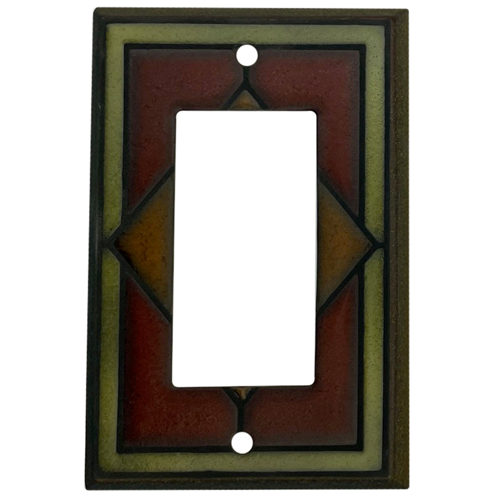 Rustic Tile Cover Plates Rocker Wallplate