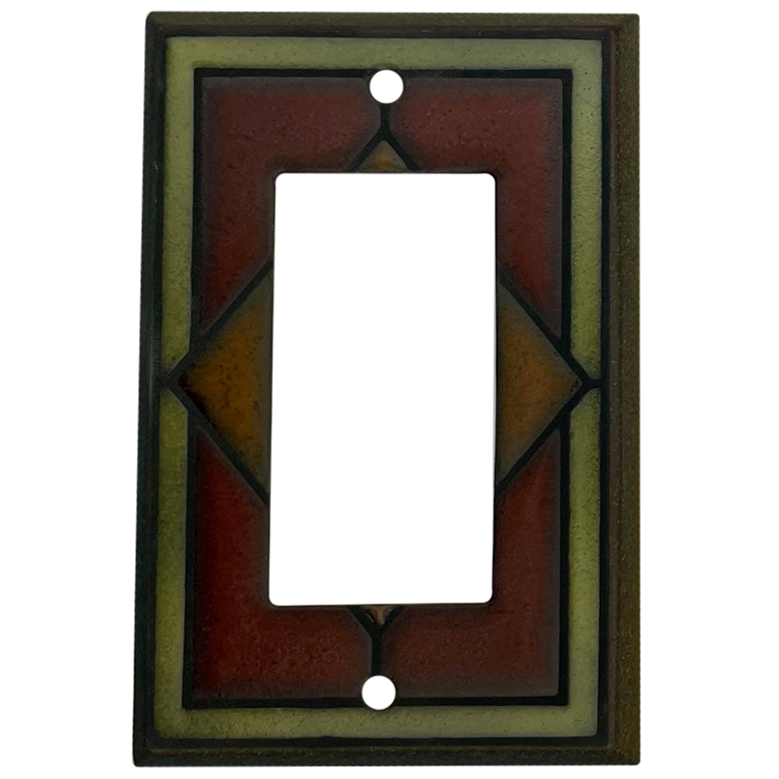 Rustic Tile Cover Plates Rocker Wallplate