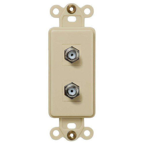 ROCKER INSERT Ivory 2 COAX - Wallplatesonline.com