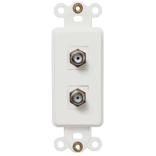 ROCKER INSERT WHITE 2 COAX - Wallplatesonline.com