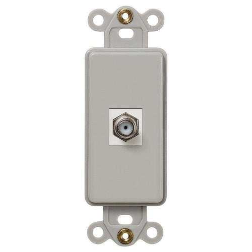 ROCKER INSERT GRAY 1 COAX - Wallplatesonline.com