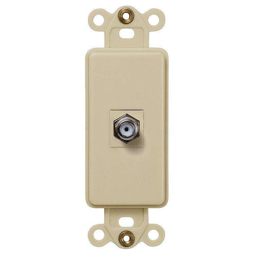 ROCKER INSERT Ivory 1 COAX - Wallplatesonline.com