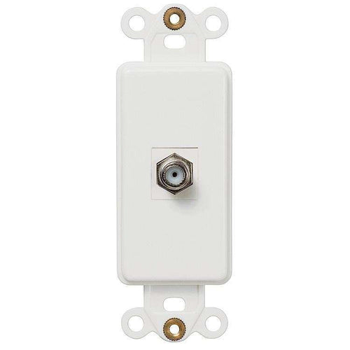 ROCKER INSERT WHITE 1 COAX - Wallplatesonline.com